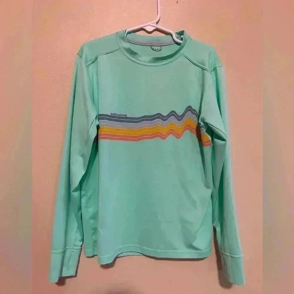 Patagonia Other - Patagonia Green Capilene Silkweight UPF Long-Sleeve T-Shirt - Unisex